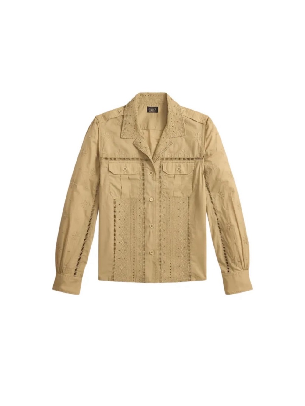 RRL Ralph Lauren RRL
embroidered shirt